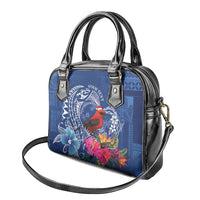 Personalized Samoa Christmas Shoulder Handbag Cardinal Honeyeater Mix Siapo
