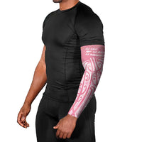 Breast Cancer Awareness Maori Arm Sleeves Kia Kaha Kia Maia Kia Manawanui - Polynesian Pride