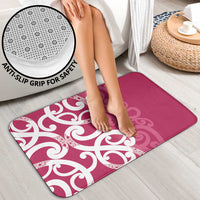 Breast Cancer Awareness Maori Bathroom Set Koru Kowhaiwhai - Polynesian Pride