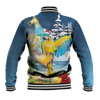 Funny Tropical Christmas Baseball Jacket Tis The Season To Get Tipsy