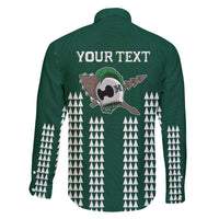 Hawaii Rainbow Warriors Personalized Family Matching Puletasi and Hawaiian Shirt Kakau Ikakai Laau Pama