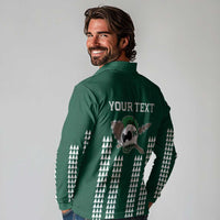 Hawaii Rainbow Warriors Personalized Long Sleeve Polo Shirt Kakau Ikaika Laau Pama LT7 - Polynesian Pride