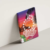 Kia Orana Cook Islands Canvas Wall Art Sunset Dream