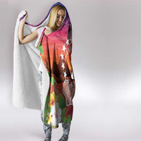 Kia Orana Cook Islands Hooded Blanket Sunset Dream