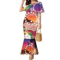 Kia Orana Cook Islands Mermaid Dress Sunset Dream LT7 Women Art - Polynesian Pride