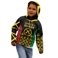 Vanuatu Indipendens Dei Kid Hoodie Tribal Sand Drawing LT7 - Polynesian Pride
