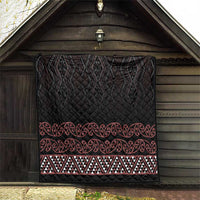 Maori Taniko Patterns Quilt Brown Niho Taniwha Mix Paatiki Motifs