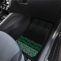Maori Taniko Patterns Car Mats Pounamu Niho Taniwha Mix Paatiki Motifs