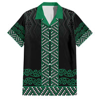Maori Taniko Patterns Family Matching Puletasi and Hawaiian Shirt Pounamu Niho Taniwha Mix Paatiki Motifs
