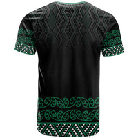 Maori Taniko Patterns T Shirt Pounamu Niho Taniwha Mix Paatiki Motifs