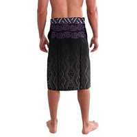 Maori Taniko Patterns Lavalava Purple Niho Taniwha Mix Paatiki Motifs