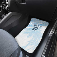 Fiji Rugby Custom Kaiviti Masi Car Mats Turquoise LT7 - Polynesian Pride