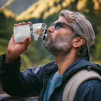 Fiji Rugby Custom Kaiviti Masi 4 in 1 Can Cooler Tumbler Black - Polynesian Pride