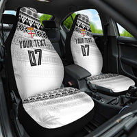 Fiji Rugby Custom Kaiviti Masi Car Seat Cover Black - Polynesian Pride