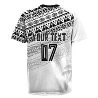 Fiji Rugby Custom Kaiviti Masi Rugby Jersey Black - Polynesian Pride