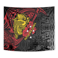 Papua New Guinea 49th Independence Day Tapestry Motuan Revareva Bird-of-Paradise