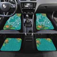 Polynesia Car Mats Sharks Duo Tropical Teal