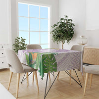 Polynesia Tablecloth Sharks Duo Tropical Lavender