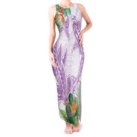 Polynesia Tank Maxi Dress Sharks Duo Tropical Lavender