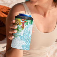 Polynesia 4 in 1 Can Cooler Tumbler Sharks Duo Tropical Turquoise