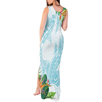 Polynesia Tank Maxi Dress Sharks Duo Tropical Turquoise