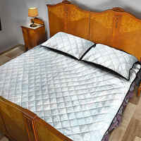 Polynesia Quilt Bed Set Sharks Duo Tropical Off White