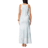 Polynesia Tank Maxi Dress Sharks Duo Tropical Off White