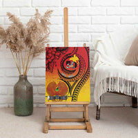 Papua New Guinea 50 Years Canvas Wall Art Motuan Motifs