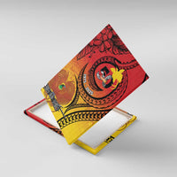 Papua New Guinea 50 Years Canvas Wall Art Motuan Motifs