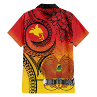 Papua New Guinea 50 Years Family Matching Tank Maxi Dress and Hawaiian Shirt Motuan Motifs