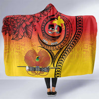 Papua New Guinea 50 Years Hooded Blanket Motuan Motifs