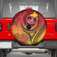 Papua New Guinea 50 Years Spare Tire Cover Motuan Motifs LT7 - Polynesian Pride