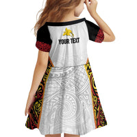 Personalized Papua New Guinea Family Matching Puletasi and Hawaiian Shirt Hapi De bilong Indipendens PNG