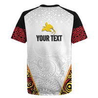 Personalized Papua New Guinea Rugby Jersey Hapi De bilong Indipendens PNG