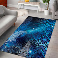 Aotearoa Taniko Matariki Area Rug Cosmic Blue LT7 - Polynesian Pride