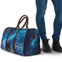 Aotearoa Taniko Matariki Travel Bag Cosmic Blue