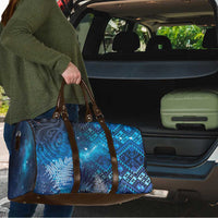 Aotearoa Taniko Matariki Travel Bag Cosmic Blue