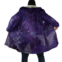 Aotearoa Taniko Matariki Cloak Cosmic Violet