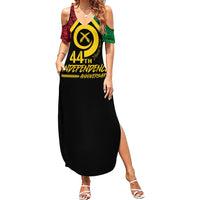 Vanuatu 44th Independence Anniversary Family Matching Summer Maxi Dress and Hawaiian Shirt