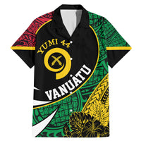 Vanuatu Independence Day Yumi 44 Family Matching Mermaid Dress and Hawaiian Shirt