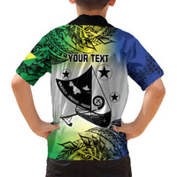 Malampa Day Kid Hawaiian Shirt Emblem Gradient Style