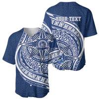 Tonga Queen Salote College Personalized Baseball Jersey Ngatu Tokelaufeletoa Motifs