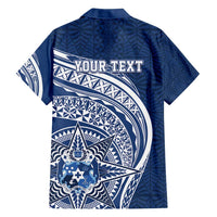 Tonga Queen Salote College Personalized Family Matching Puletasi and Hawaiian Shirt Ngatu Tokelaufeletoa Motifs