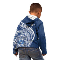 Tonga Queen Salote College Personalized Kid Hoodie Ngatu Tokelaufeletoa Motifs