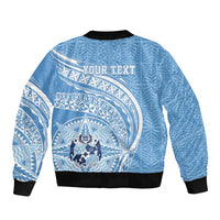 Tonga Apifo'ou Kolisi Personalized Bomber Jacket Ngatu Tokelaufeletoa Motifs