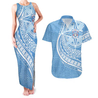 Tonga Apifo'ou Kolisi Personalized Couples Matching Tank Maxi Dress and Hawaiian Shirt Ngatu Tokelaufeletoa Motifs