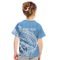 Tonga Apifo'ou Kolisi Personalized Kid T Shirt Ngatu Tokelaufeletoa Motifs