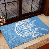 Tonga Apifo'ou Kolisi Personalized Rubber Doormat Ngatu Tokelaufeletoa Motifs