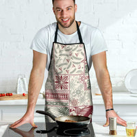 Aloha Hawaii Pastel Christmas Patchwork Apron Classic Style - Polynesian Pride