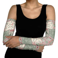Aloha Hawaii Pastel Christmas Patchwork Arm Sleeves Classic Style - Polynesian Pride